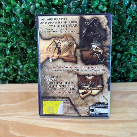 PS2 PLAYSTATION 2 GOD OF WAR  GREATEST HITS Video Game - Picture 2 of 7
